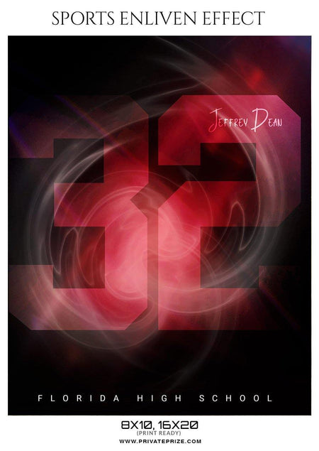 Jeffrey Dean - Basketball Sports Enliven Effect Photography Template - PrivatePrize - Photography Templates