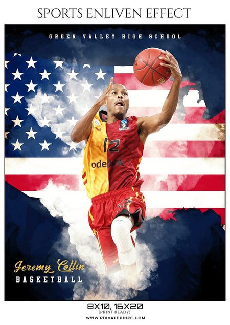 Jeremy Collin - Basketball Sports Enliven Effect Photography Template - PrivatePrize - Photography Templates