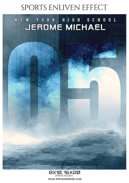 Jerome Michael - Lacrosse Sports Enliven Effects Photography Template - PrivatePrize - Photography Templates