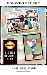 Jimmy Florida Baseball Team Sports Template -  Enliven Effects