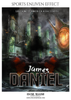 James Daniel Football Sports Photography Photoshop Template