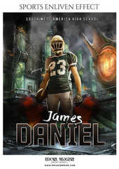 James Daniel Football Sports Photography Photoshop Template