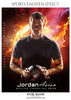 Jordan Aaron - Soccer Sports Enliven Effect Photography Template - PrivatePrize - Photography Templates