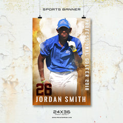 Jordan- Enliven Effects Sports Banner Photoshop Template