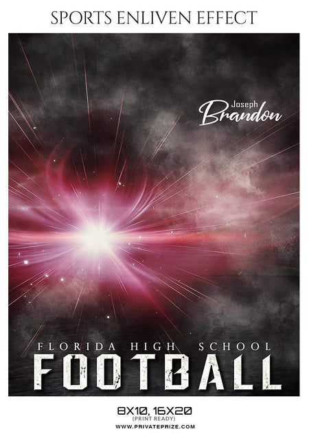 Joseph Brandon - Football Sports Enliven Effect Photography Template - PrivatePrize - Photography Templates