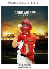 Joshua Andrew - Baseball Sports Enliven Effect Photography Template