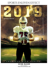 Joshua David - Football Sports Enliven Effects Photography Template