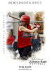 Juliana Axel - Softball Sports Enliven Effect Photography template - PrivatePrize - Photography Templates