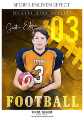 Justin Edgar - Football Sports Enliven Effect Photography Template