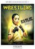 KAYLIE JAMES-WRESTLING SPORTS TEMPLATE- ENLIVEN EFFECTS - Photography Photoshop Template