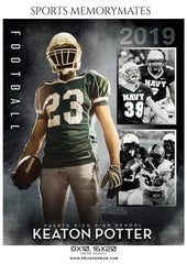 Keaton Potter - Football Memory Mate Photoshop Template