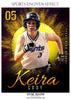 Keira Cosy - Softball Sports Enliven Effects Photography Template - PrivatePrize - Photography Templates