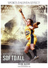 Keira Travis - Softball Sports Enliven Effect Photography Template - PrivatePrize - Photography Templates