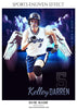 KELLEY DARREN-SOFTBALL - SPORTS ENLIVEN EFFECTS - Photography Photoshop Template