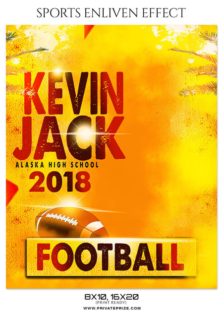 KEVIN JACK FOOTBALL SPORTS PHOTOGRAPHY - Photography Photoshop Template