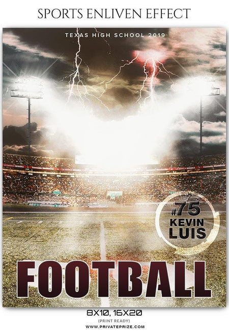 Kevin Luis - Football Sports Enliven Effects Photography Template - PrivatePrize - Photography Templates