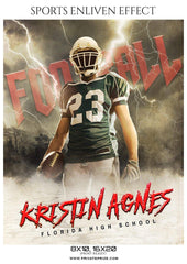 Kristin Agnes - Football Sports Enliven Effect Photography Template