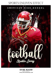 Keaton Jerry  - Football Sports Enliven Effect Photography Template