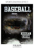 Keegan Erik - Baseball Sports Enliven Effect Photography Template - PrivatePrize - Photography Templates