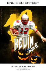 Kevin Smart Football Halloween Template -  Enliven Effects