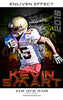 Kevin Smart Football Sports Template -  Enliven Effects - Photography Photoshop Template