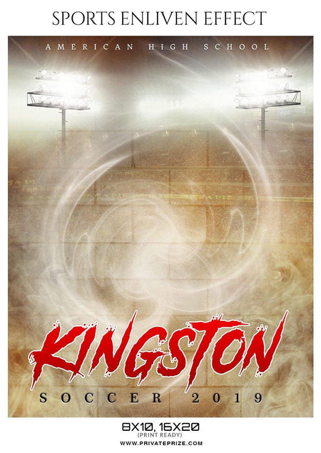 Kingston - Soccer Sports Enliven Effects Photography Template - PrivatePrize - Photography Templates