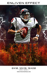 Kyrie Rosas Football Sports Template -  Enliven Effects