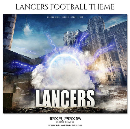 Lancers - Themed Sports Photography Template - PrivatePrize - Photography Templates