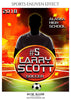 Larry Scott Soccer Sports Enliven Effects Photoshop Template - Photography Photoshop Template
