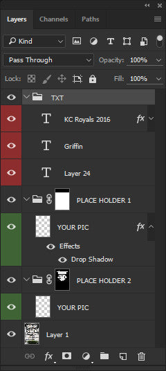 Royals- Enliven Effects Sports Banner Photoshop Template - Photography Photoshop Template