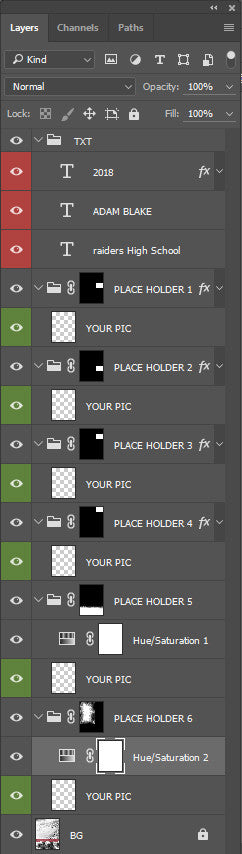 Raiders Sports - Enliven Effect - Photography Photoshop Template