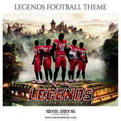 Legends - Football Themed Sports Photography Template