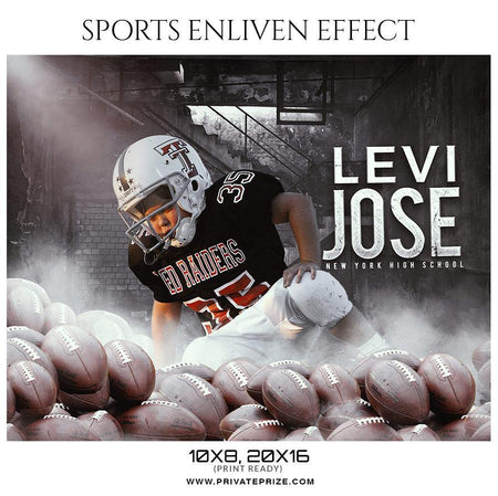 Levi Jose - Football Sports Enliven Effect Photography Template - PrivatePrize - Photography Templates