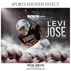 Levi Jose - Football Sports Enliven Effect Photography Template
