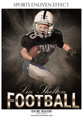 Lia Shelton - Football Sports Enliven Effect Photography Template