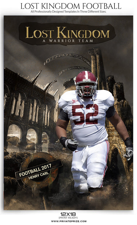 Lost Kingdom -   Sports Themed Template - Photography Photoshop Template