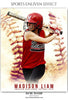 Madison Liam - Softball Sports Enliven Effect Photography Template - PrivatePrize - Photography Templates