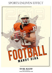 Mandy Dina - Football Sports Enliven Effect Photography Template