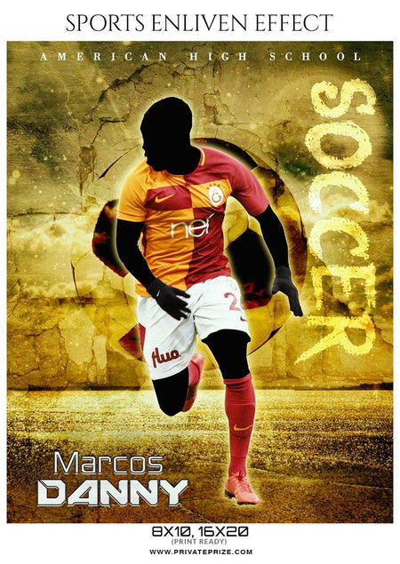 Marcos Danny - Soccer Sports Enliven Effects Photography Template - PrivatePrize - Photography Templates