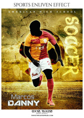 Marcos Danny - Soccer Sports Enliven Effects Photography Template