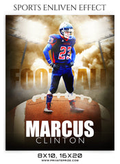 MARCUS CLINTON-FOOTBALL- SPORTS ENLIVEN EFFECT