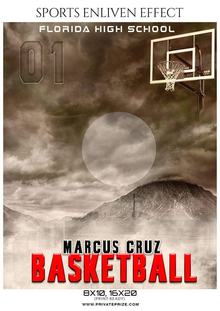 Marcus Cruz - Basketball Sports Enliven Effects Photography Template - PrivatePrize - Photography Templates