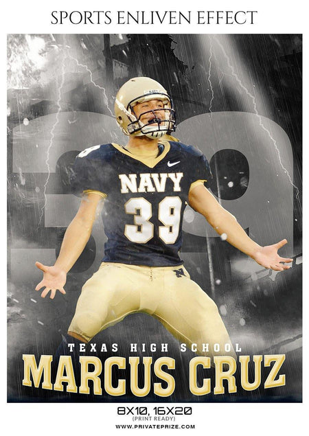 Marcus Cruz - Football Sports Enliven Effect Photography Template - PrivatePrize - Photography Templates