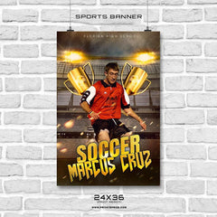 Marcus Cruz - Enliven Effects Sports Banner Photoshop Template