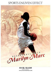 Marlyn Marc - Basketball Sports Enliven Effects Photography Template