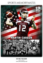 Martin Carson - Football Sports Memory Mates Photoshop Template