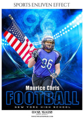Maurice Chris - Football Sports Enliven Effect Photography Template