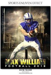 Max William - Football Sports Enliven Effect Photography Template