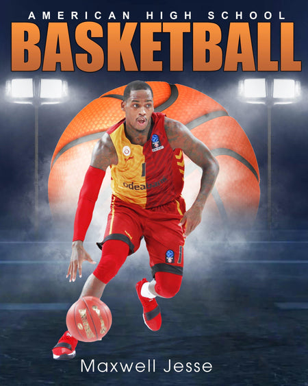 Maxwell Jesse - Basketball Sports Enliven Effect Photography Template - PrivatePrize - Photography Templates