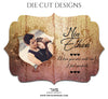MIA AND ETHAN - DIE CUT DESIGN - Photography Photoshop Template